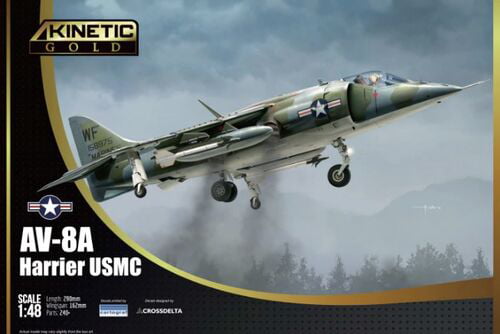 Kinetic Gold 48072 1:48th scale AV-8A Harrier USMC