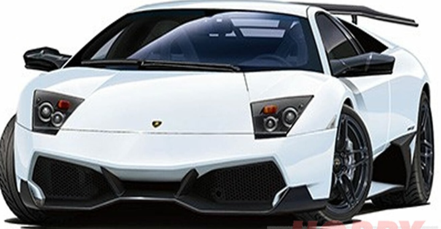 1:24 Scale Aoshima Lamborghini Murcielago LP670-4 SV Car Model Kit SUPERCAR