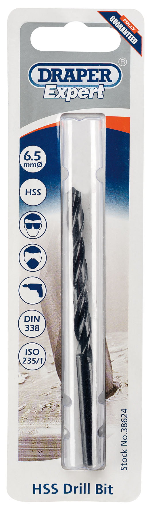 Draper 38624 HSS Drill Bit 65 x 180mm