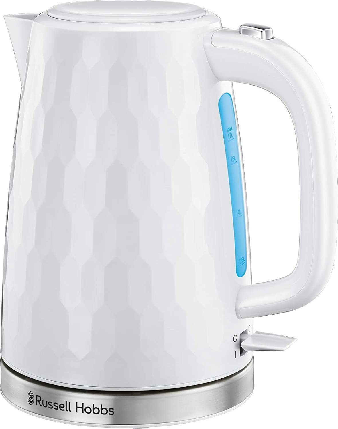 Russell Hobbs Unisex White Cordless 1.7L Electric Kettle In - Image 5