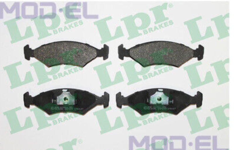 KIT PASTIGLIE FRENO  FORD FIESTA I GFBT 1.6 XR2 - 2 volumi - Coda spiovente dal