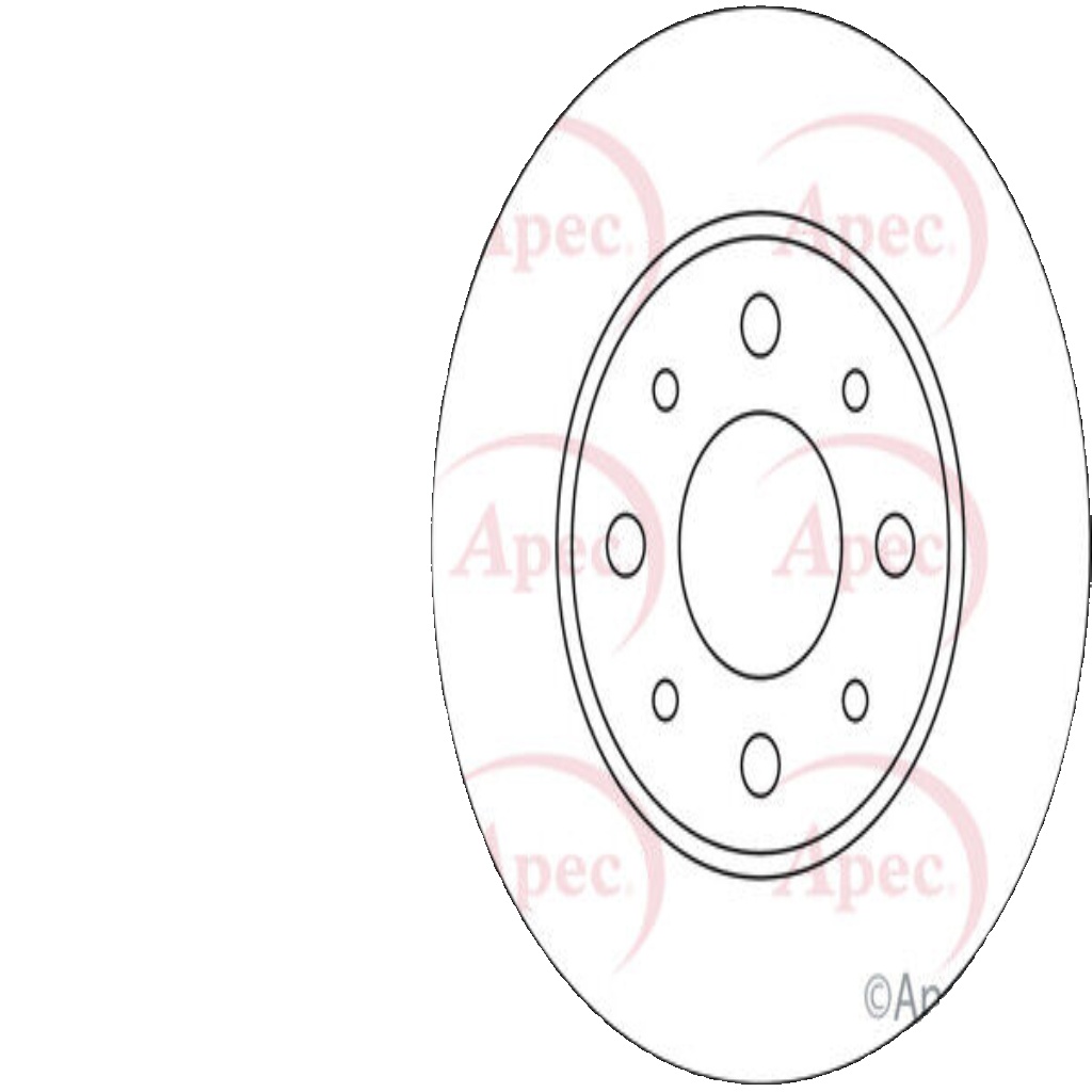Brake Disc Front Vented Braking Fits Fiat Panda 500 500 C Ford Ka APEC DSK2219