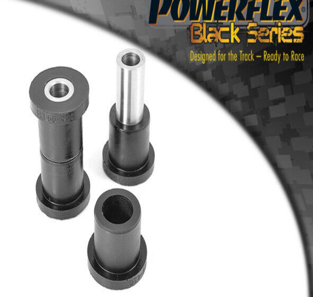 Powerflex Black Steering Rack Mounting Bushes for Saab 9000 (85-98) PFF66-430BLK