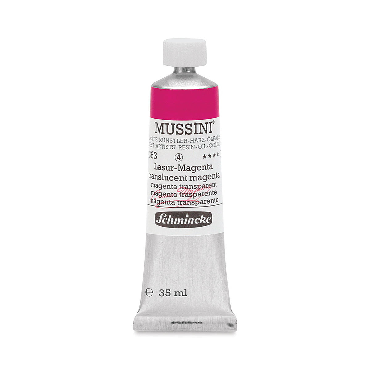 Schmincke : Mussini Oil Paint : 35ml : Transparent Magenta