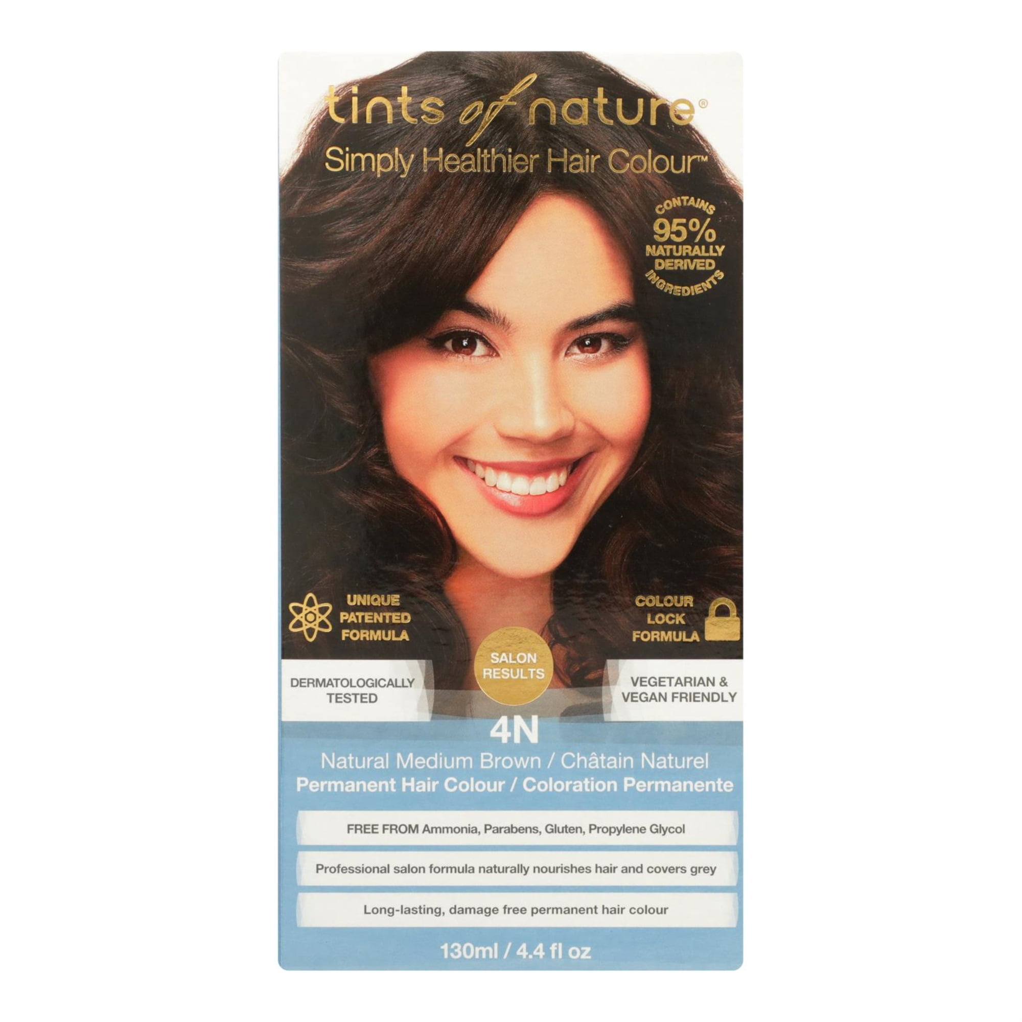 Tints of Nature 4N Natural Medium Brown 130ml - 4 Pack - Image 3