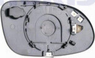 Left TYC 321-0002-1 Mirror Glass, outside mirror for MERCEDES-BENZ