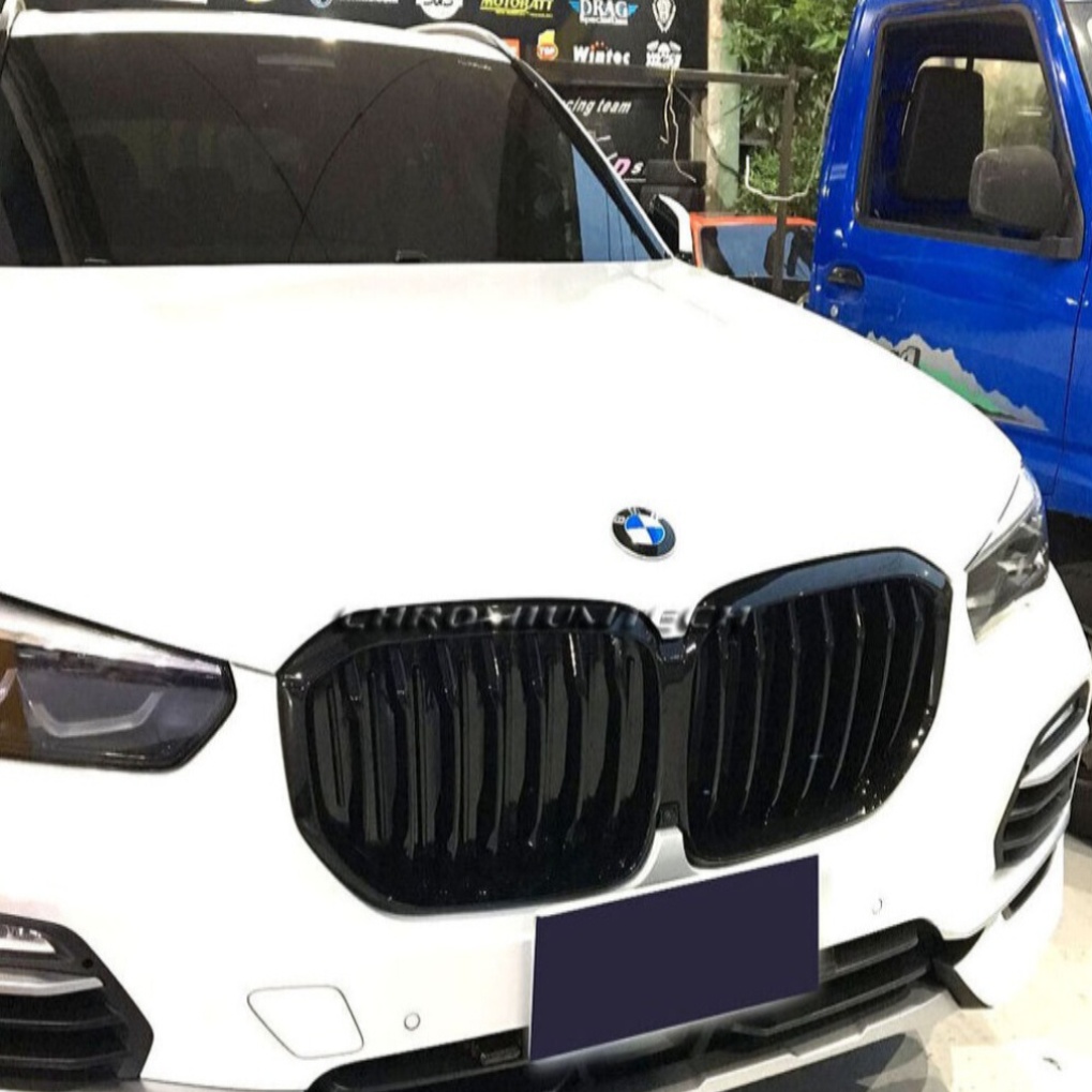 2018 and up BMW X5 G05 Gloss BLACK FULL Replacement Grille NEW!