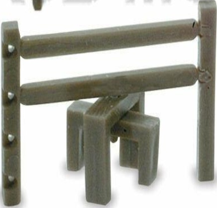 Peco NB-46 3 Field Gates - 3 Stiles and 1 Wicket Gate N Gauge For Fence