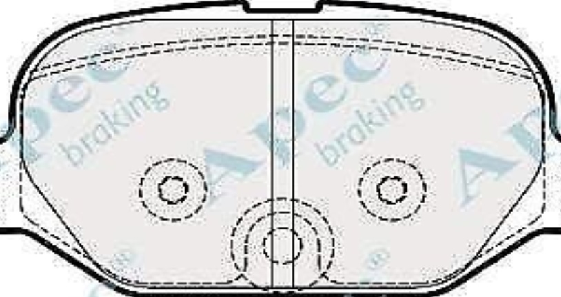 Apec Brake Pads PAD1873 - High Quality Precision Engineered Part