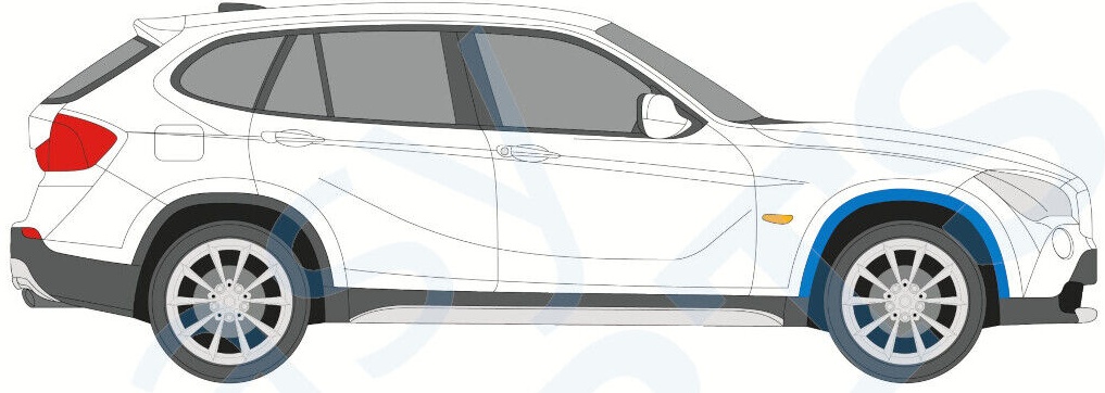 BMW X1 E84 2009-2015 FRONT WHEEL ARCH PANEL COVER TRIM / RIGHT RH
