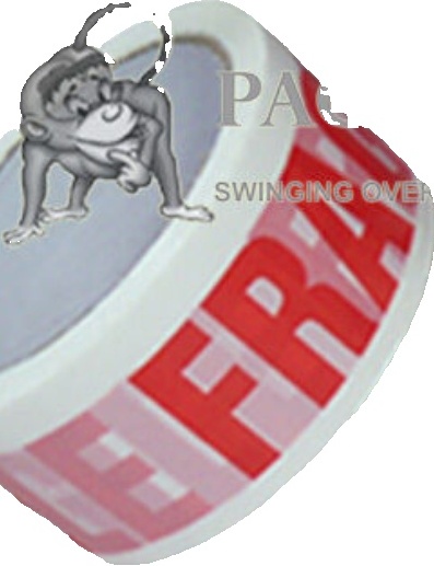 72 x Rolls Of FRAGILE Printed 2"" Packing Parcel Tape