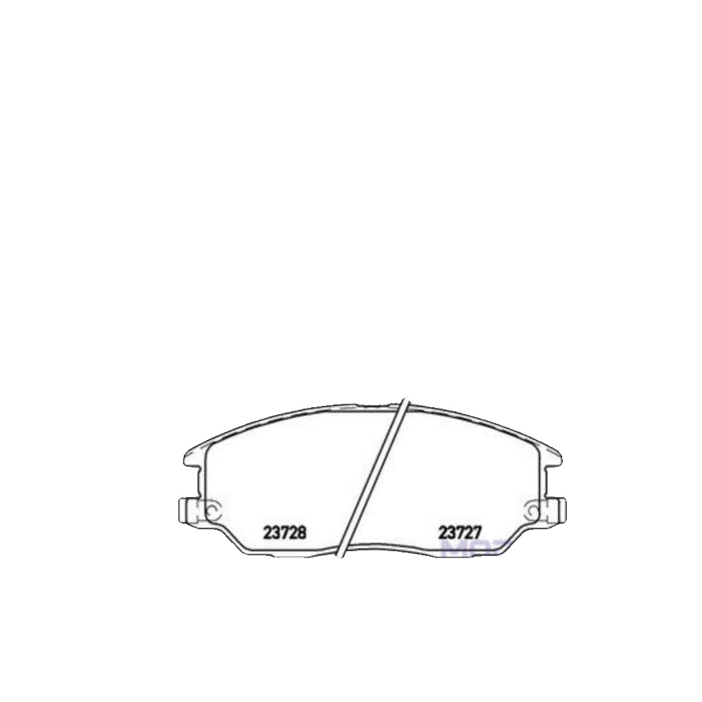 Brake pads P 30 028 BREMBO for SSANGYONG HYUNDAI KIA
