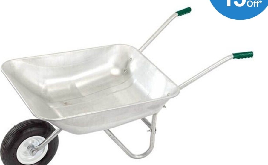 Draper 31619 Galvanised Wheelbarrow 65L
