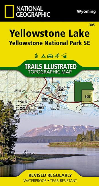 Yellowstone National Park SE  Trails Illustrated National Geographic