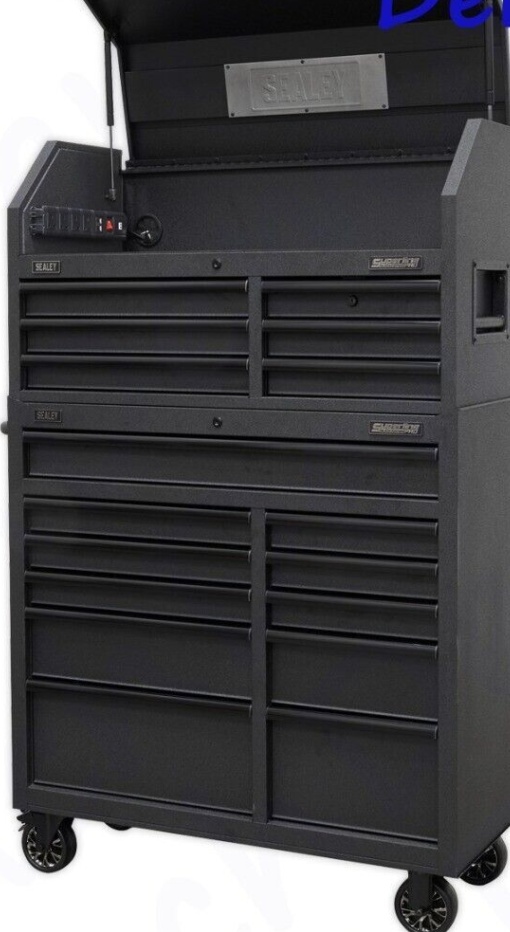 Sealey AP41BESTACK 17 Drawer Tool Chest Combination Soft Close Drawers Power Bar