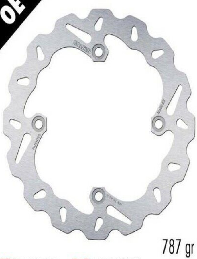 Galfer Rear Brake Disc WAVE FIXED 260x5mm KAWASAKI KLV 1000 RIGHT/DER 2004