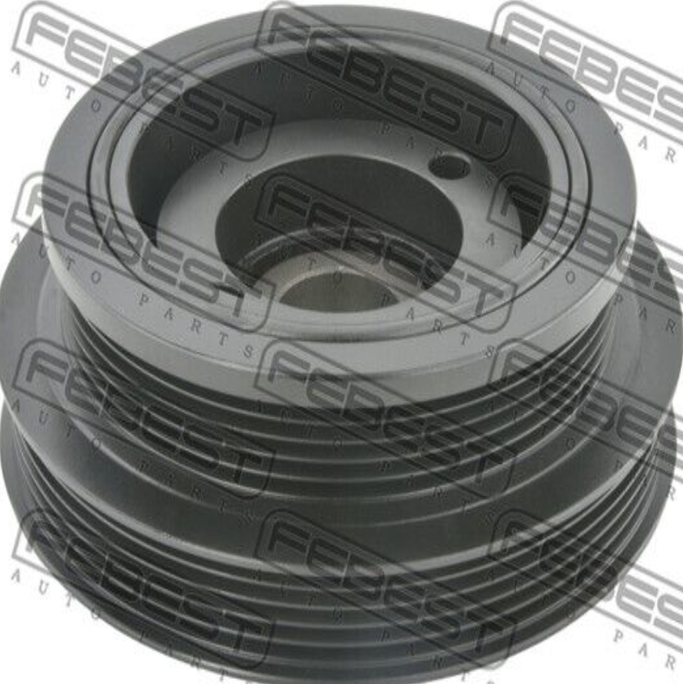TDS-1CDFTV FEBEST Belt Pulley, crankshaft for TOYOTA