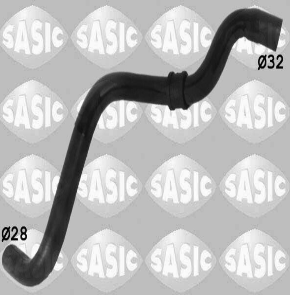 Lower SASIC 3400183 Radiator Hose for CITROËN,PEUGEOT