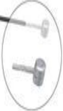 K17459 A.B.S. Cable, parking brake for SSANGYONG