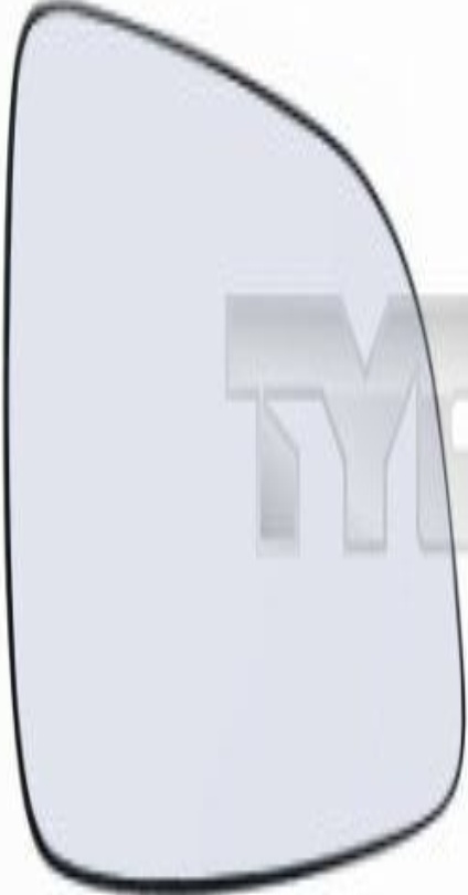 Left TYC 325-0060-1 Mirror Glass, outside mirror for OPEL