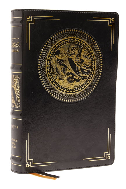 NRSVCE, Illustrated Catholic Bible, Leathersoft, Black, Comfo... - 9780785239635