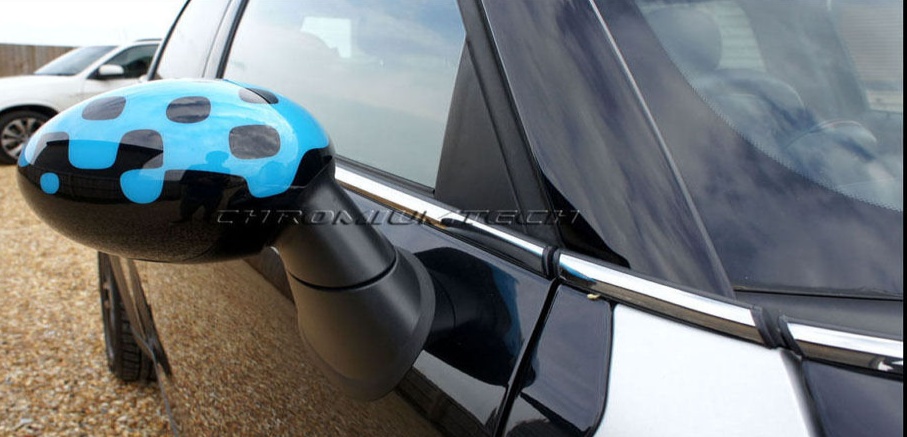 MK3 MINI Cooper/S/ONE JCW F55 F56 F57 Vivid BLUE Wing Mirror Cap Cover for LHD