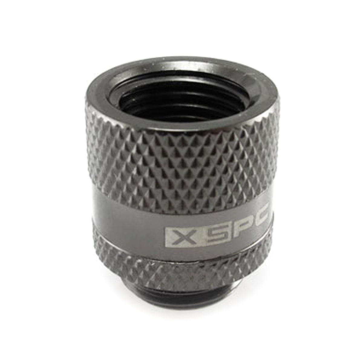 XSPC G1/4"" Male to Female Rotary Extender Fitting - Black Chrome