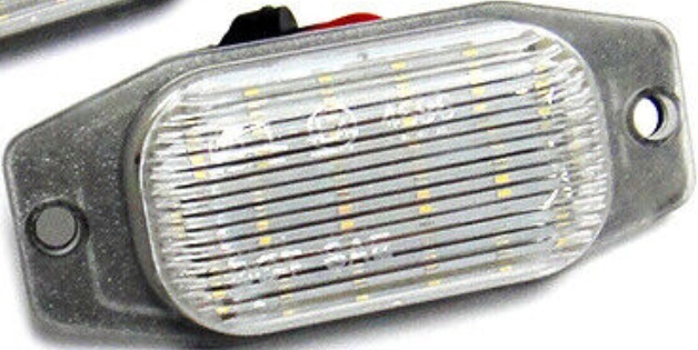 2x LED Licence Number Plate Light Canbus For Land Cruiser 80 90 Series Prado J90