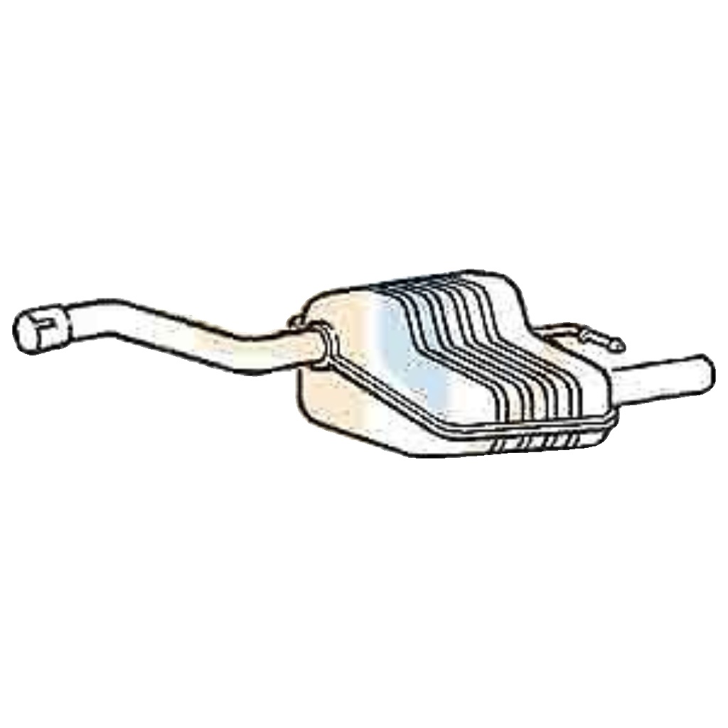 Klarius box with tail pipe fits Ford focus 1.6 2.0 98-04 FE701D