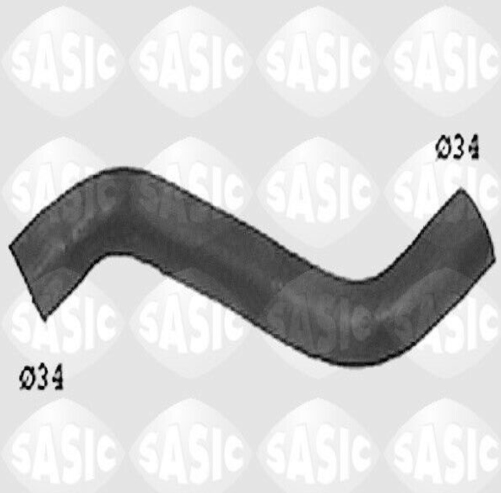 Upper SASIC SWH6715 Radiator Hose for MERCEDES-BENZ