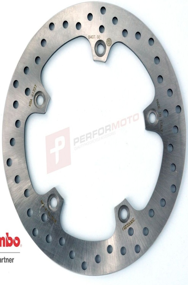 Free Shipping Brembo Series Gold Round Fixed Brake Disc For Motorcycle Parts