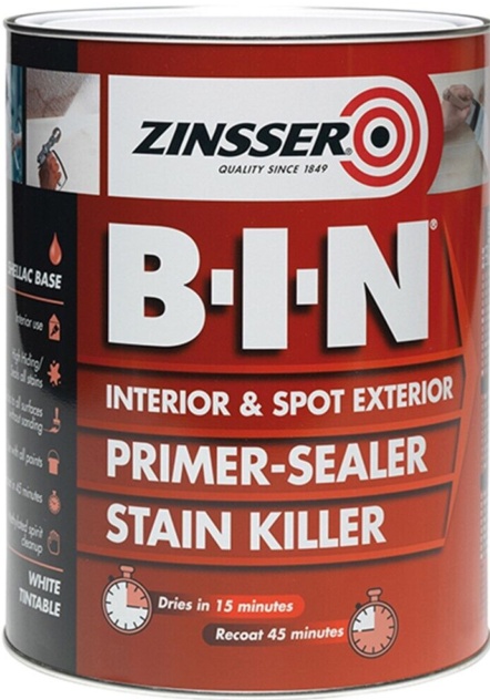 Zinsser White Bin Primer 1L - Image 3