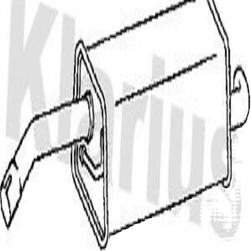 Klarius box with tail pipe fits Ford fiesta 1.25 1.4 08> FE1069T