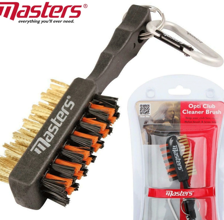 MASTERS OPTI-BRUSH GOLF CLUB CLEANING BRUSH / GOLF GROOVE CLEANING BRUSH