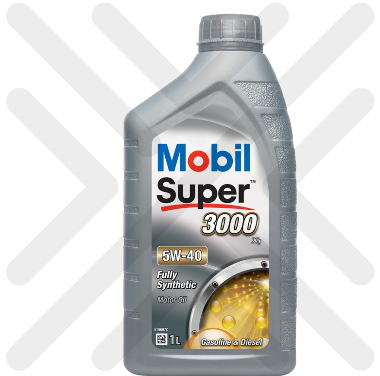 Mobil Super 3000 X1 5W-40 5W40 Fully Synthetic Multigrade Engine Oil 1L