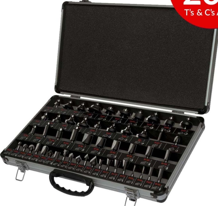 Trend 50 Piece Router Starter Set 1/4"" Shank - Trend Set/SS50X1/4TC