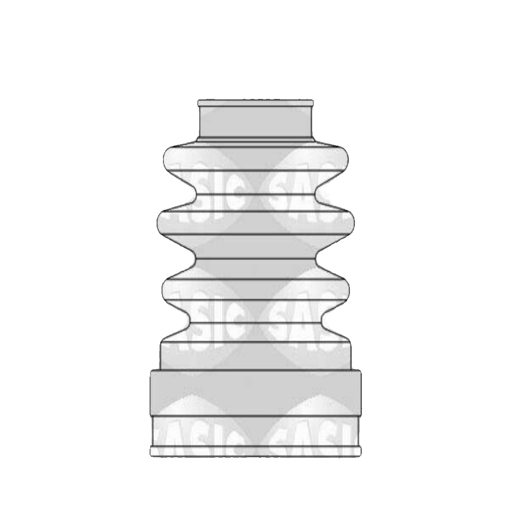 Transmission End SASIC 1906011 Bellow Set, drive shaft for FORD