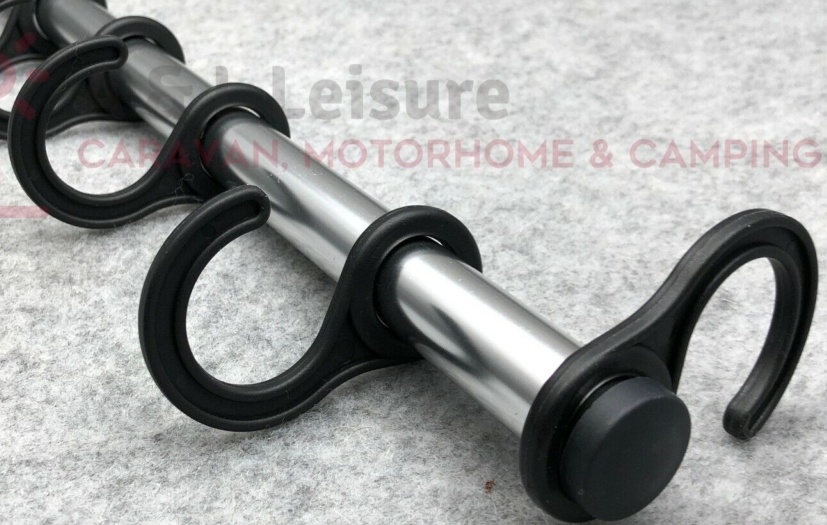 PLS Awning Tent Pole Clothes Coat Towel Multi Hook Alloy Hanger Caravan 6943000