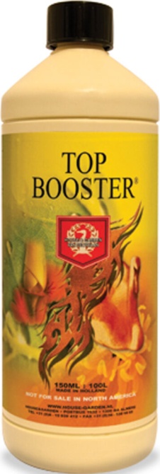 House and Garden Top Booster 1L - Flowering PK Supplement with Iron