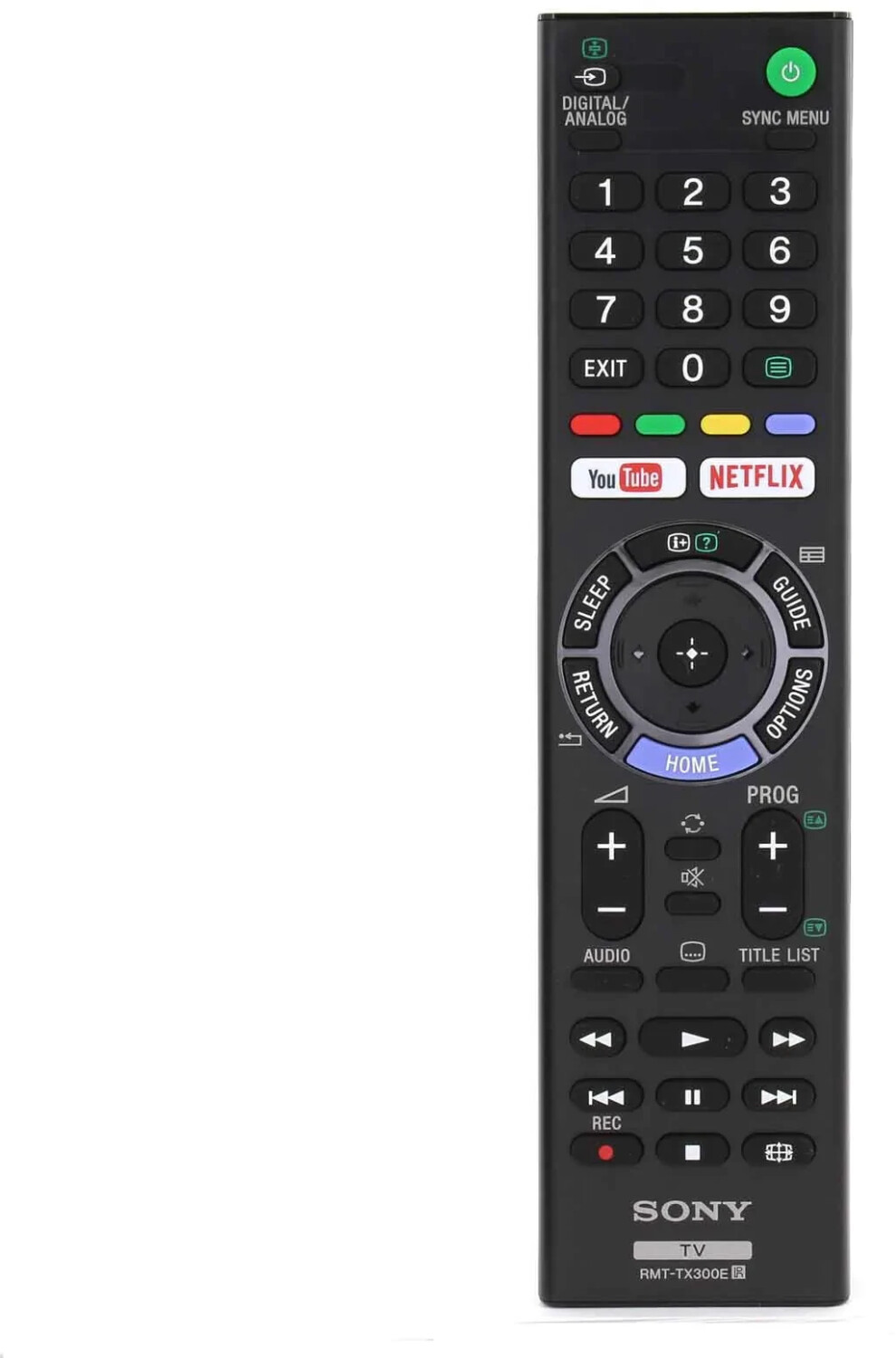 Genuine Original Sony Bravia TV RMT-TX300E Remote Control Netflix Youtube