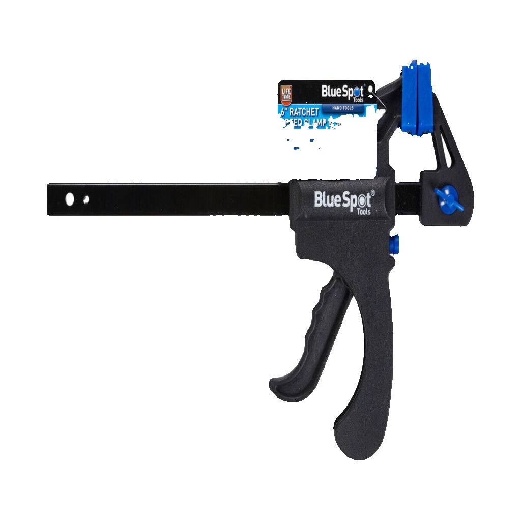 BlueSpot Quick Grip, Ratchet Vice Bar Clamps, 6"" Inch 150mm Rapid Clamp Spreader