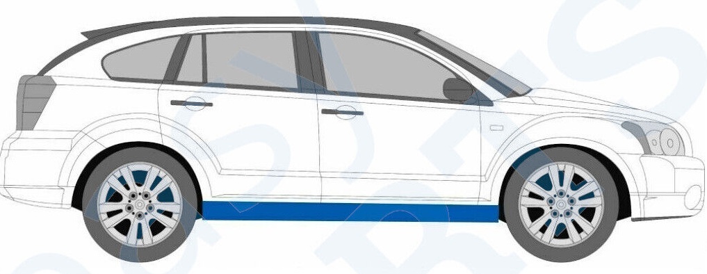 DODGE CALIBER 2006-2013 INNER SILL REPAIR PANEL ROCKER PANEL / PAIR