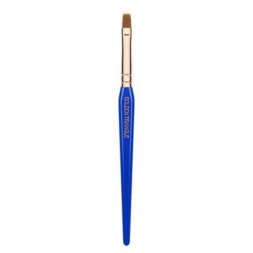Bdellium Tools Golden Professional Makeup Brush - Triangle 546 Square Lip - With All Vegan And Soft Synthetic Fibers For Applying Color Precisely Acr