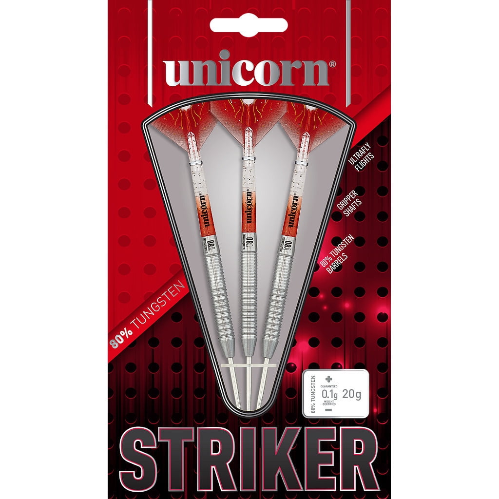 Unicorn (21G, ) Striker Tungsten Darts Set Red/White