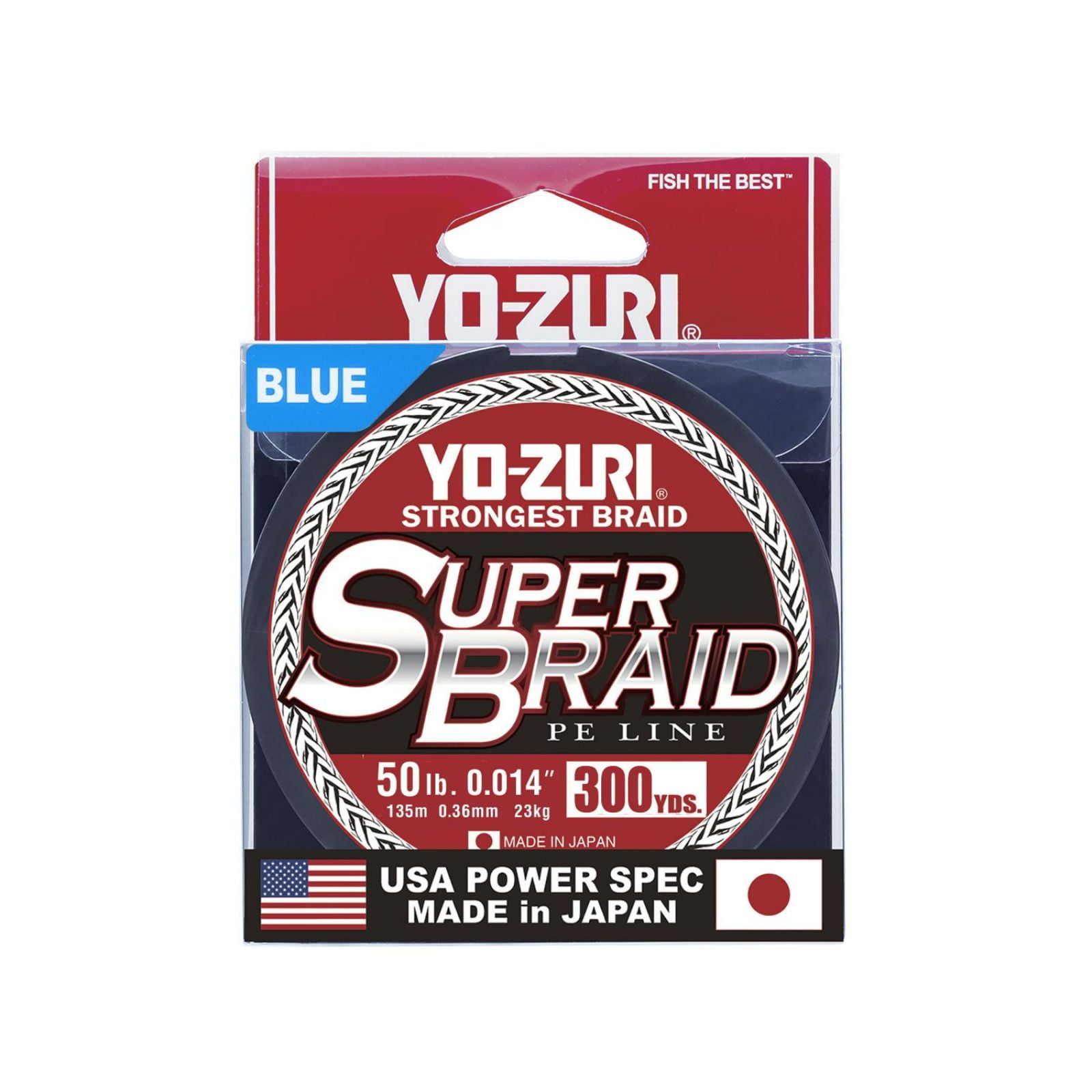 Yo Zuri Duel P.E Line Super Braid 300YDS 50Lbs (0.36mm) Blue R1269-B (1378)