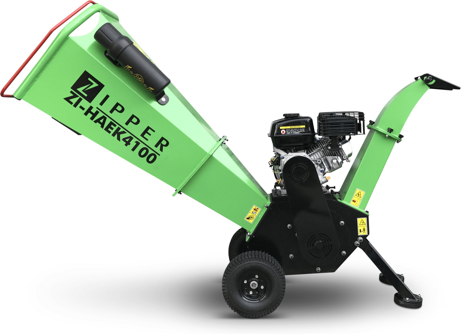 Zipper ZI-HAEK4100 Petrol Wood Chipper - 196cc - 100mm - Image 2