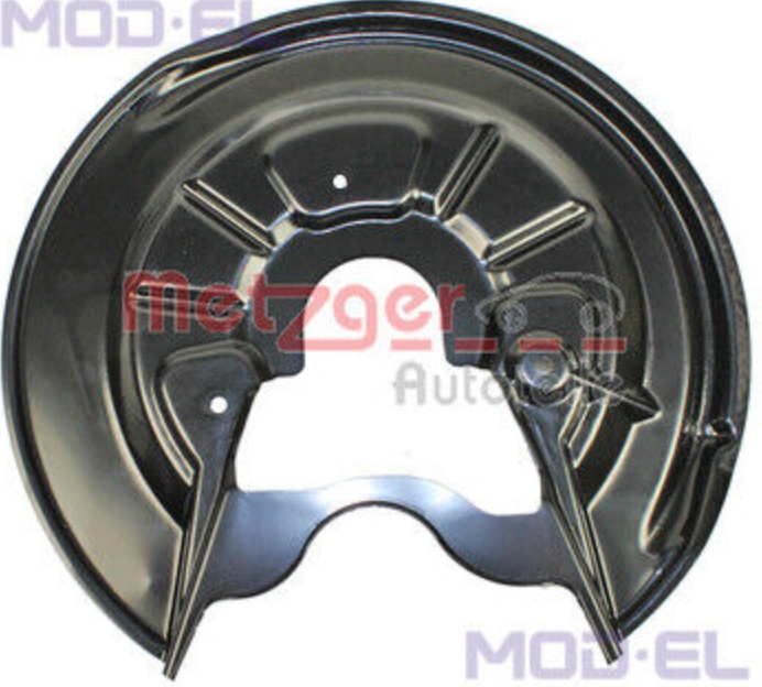 Rear Left METZGER 6115081 Splash Panel, brake disc for AUDI,SEAT,SKODA,VW