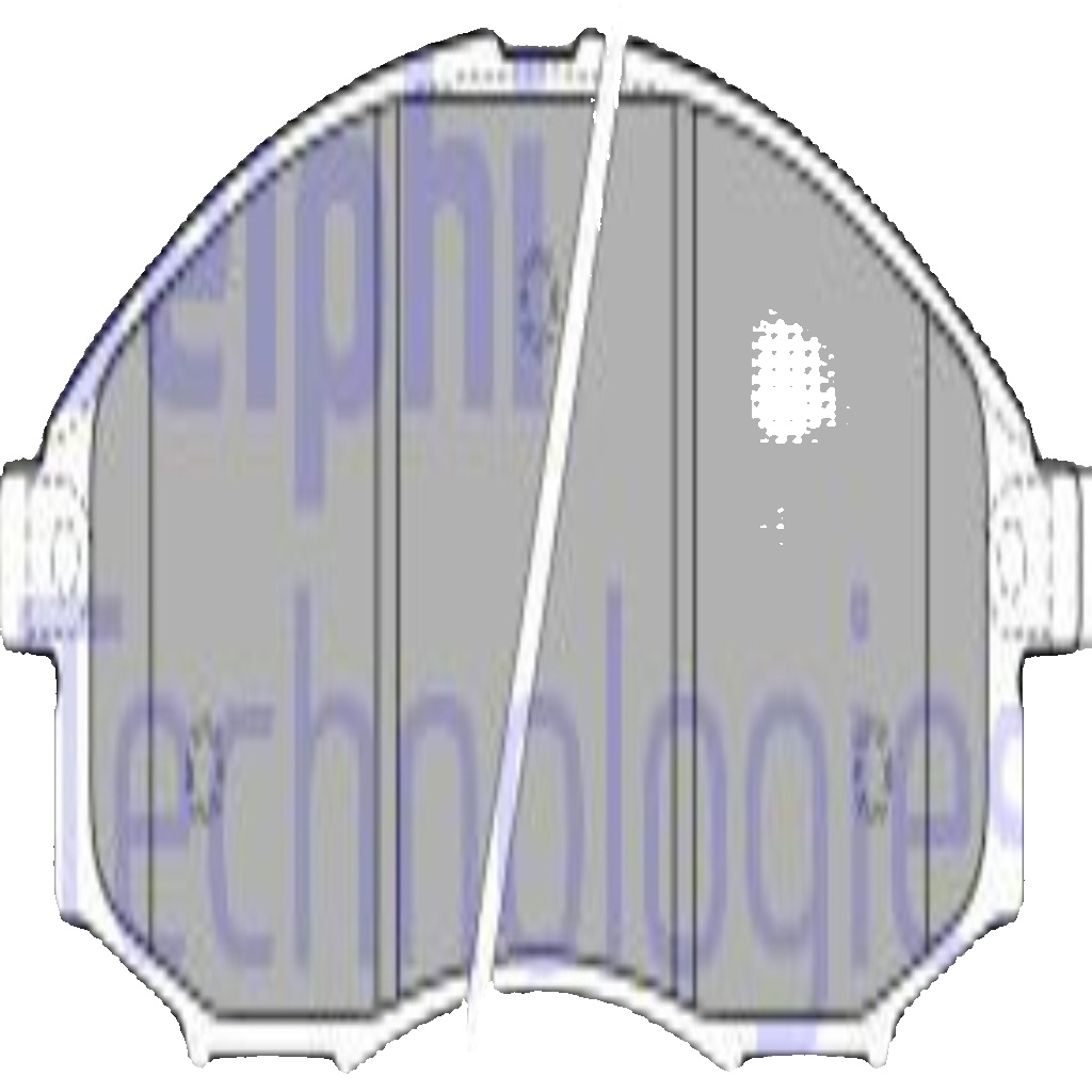 ✅Fits DELPHI LOCKHEED HAMULCE LP1772 BRAKE PAD AXLE SET Nissan  ⭐UK Seller⭐