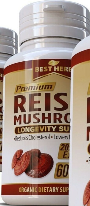 240 CAPSULES REISHI MUSHROOM 20:1 EXTRACT GANODERMA IMMUNE STRESS LINGZHI BRAIN