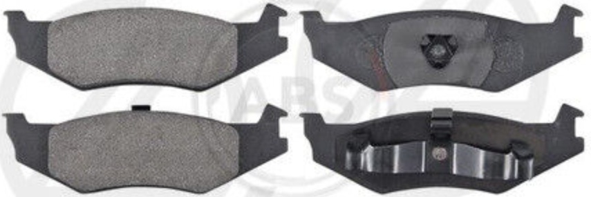 38759 A.B.S. Brake Pad Set, disc brake for CHRYSLER,DODGE